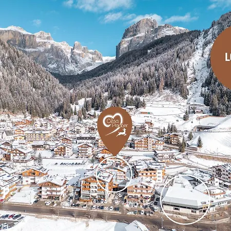 公寓 Central Apartment Canazei *